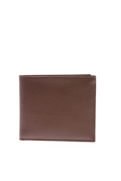 Corneliani Solid Color Soft Leather Wallet