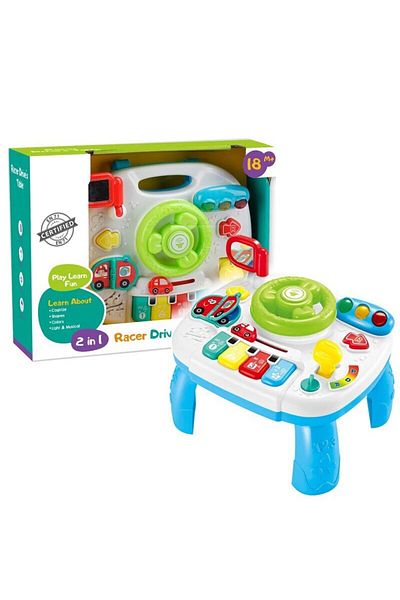 OEM Masuta interactiva idealStore 2in1 cu Volan, Pian, Oglinda, Semafor, Claxon, Schimbator Viteze, Stim
