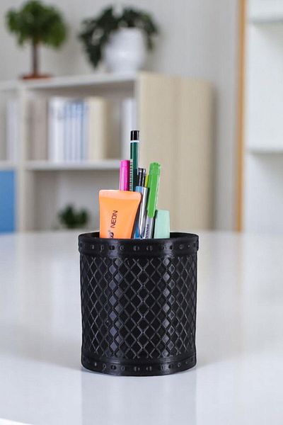 Evene Θήκη για στυλό Επιτραπέζια θήκη για στυλό Organizer Θήκη για στυλό Μαύρο Χρώμα Μοντέλο 90