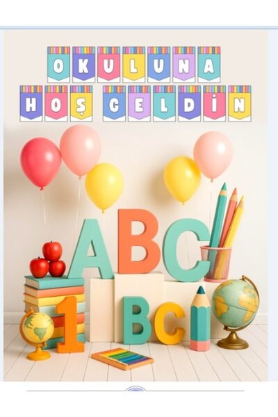 PROMISEBACKDROP2 Okuluna Hoş Geldin, Etkinlik Kumaş Pano 150x200