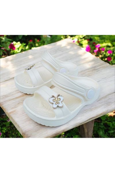 Hızlı Al Girl's Slippers Sandals.Garden Beach Children's Slippers Sandals Suitable for Daily Use.