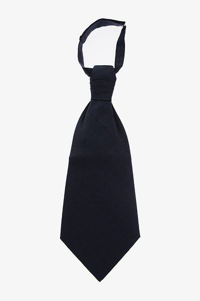 Corneliani Cravată Ascot din mătase cu buline