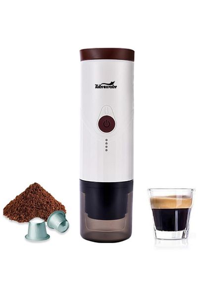 Takeawake Portable Espresso Coffee Machine, Self-Heating