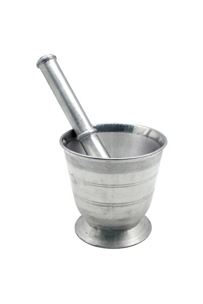 BASURRAH 3-piece aluminum mortar set