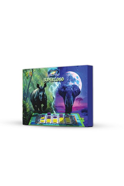 Super Super Logo is a fun strategy board game for family and friends at parties.