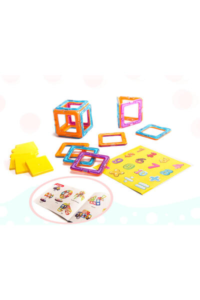 ideal STORE IdealStore Super Play Magnetik Intelligent Construction Set, 39 Magnetic Pieces, Multicolor