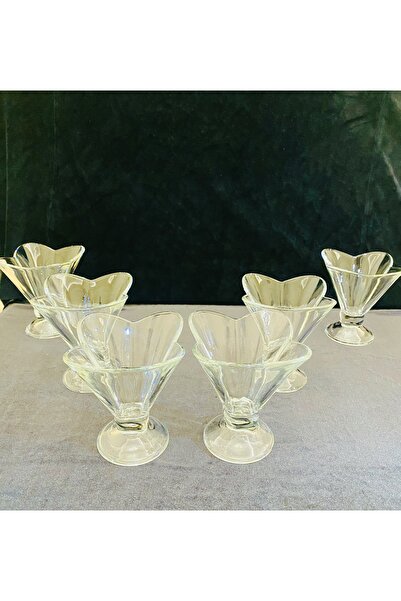 Laurin Crystal 6-Piece Flower Footed Ice Cream Stand