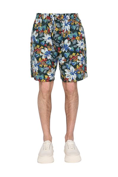 Ymc Bermuda With Floral Print