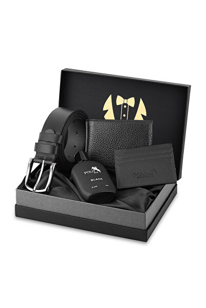Polo Air Erkek Damat Seti %100 Hakiki Deri Cüzdan Kartlık Kemer Parfüm Kombin...