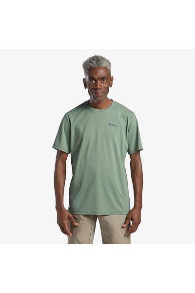 Jack Wolfskin Ανδρικό πράσινο μπλουζάκι Delgami