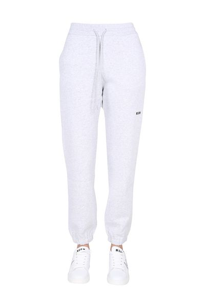 MSGM Jogging Pants With Logo Print