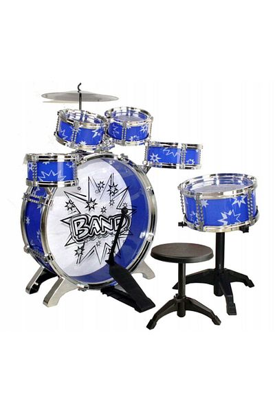 ideal STORE Set of 6 idealSTORE YOUNG DRUMMER musical drums, Includes 10 Pieces, Guarantees hours of fun, Helps