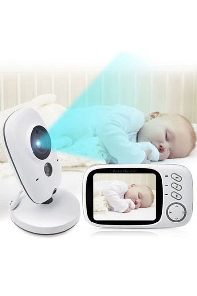 SOLTOY Sistem Baby Monitor cu monitorizare Audio-Video SOLTOY®, Night Vision, Clear View, Temperatura
