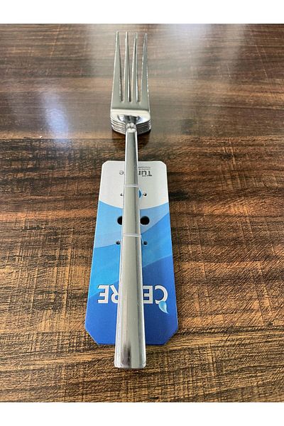 ENASHOP Stainless Steel Dinner Fork Set – 12 Pieces – Classic Flat Model