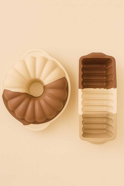 CKM silikon Chocolate Color Cake Mold Set Round Diilimli Cake Mold and Baton Cake Mold Chocolate Mold