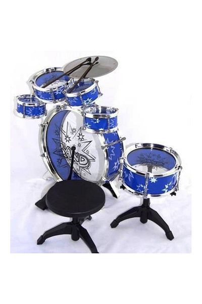 ideal STORE Set of 6 idealSTORE YOUNG DRUMMER musical drums, Includes 10 Pieces, Guarantees hours of fun, Helps