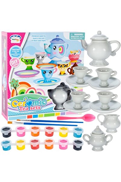 ideal STORE Porcelánová čajová sada IdealStore Let's Paint, porcelánové misky...