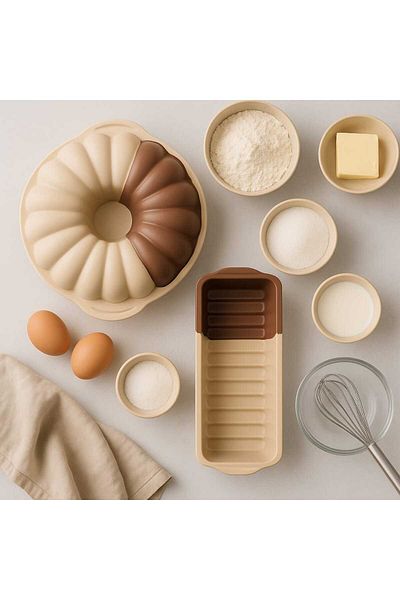 CKM silikon Chocolate Color Cake Mold Set Round Diilimli Cake Mold and Baton Cake Mold Chocolate Mold