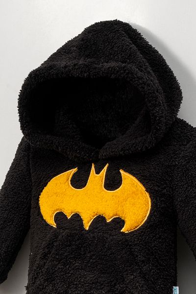 Teddy Pie Bat Pattern Hooded Children's Bottom Top Set