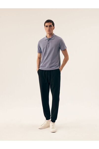 Henderson Tricou polo bărbătesc pentru stilul de zi cu zi, cu 3 nasturi, bază...