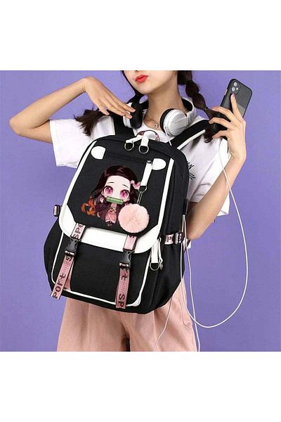 MBrands Backpack, Schoolbag Mbrands, anime, waterproof