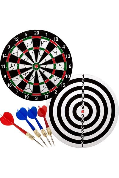 ideal STORE Ideal GameStore Dart, 4 Darts, Double Face Dial, Develops Manual Skills, Hand-Eye Coordination
