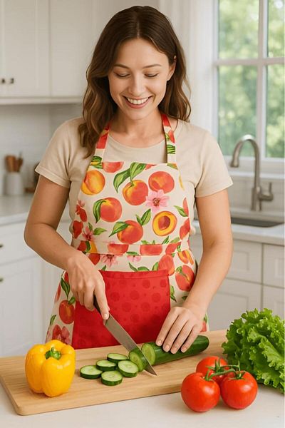 MODALİN Towel Kitchen Apron Practical Use Apron