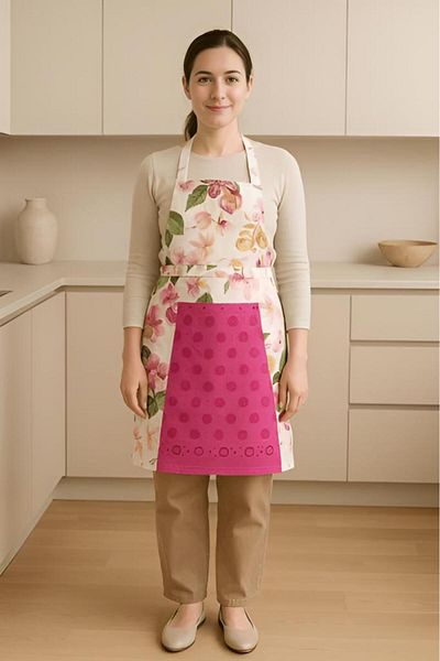 MODALİN Towel Kitchen Apron Practical Use Apron