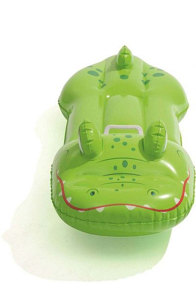 BESTWAY Crocodile Ride-On Inflatable Swim Ring 42048