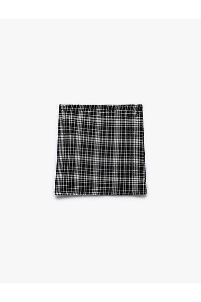 Koton Viscose Blended Plaid Skirt