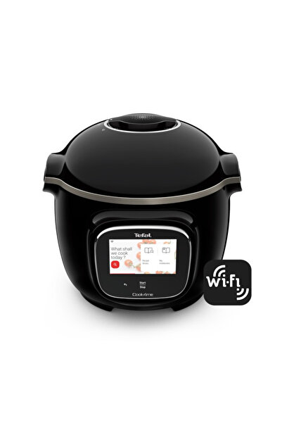 TEFAL Multicooker intelligent with pressure cooking Tefal Cook4Me Touch CY912831, black