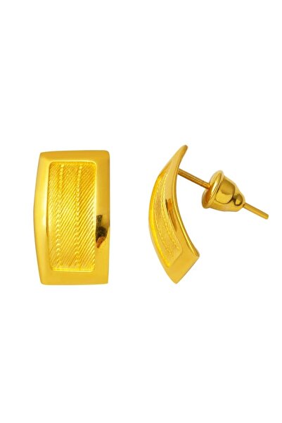 Çgk Çiğdem Gürel Kuyumculuk 22 Ayar Trabzon Hasır Çivi Altın Küpe