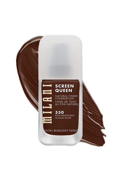 MILANI Screen Queen Liquid Foundation Makeup - Rich Mahogany (30 ml)