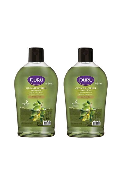 Duru Liquid Soap Organic Content Olive Oil 1500 ml X 2 Pieces