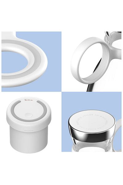 OEM Mini Portable Blender with Battery, 50W, 1400 mAh, Wireless Charging, Waterproof, 350 ml, Pink
