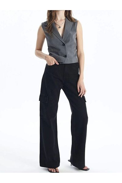 KÖMEN Cargo Pocket jeans black