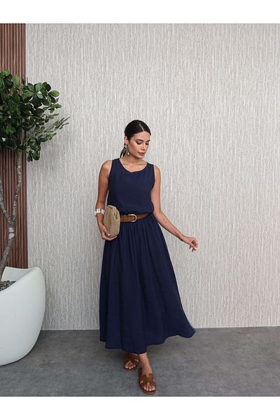ESRAHELVACI Zero Sleeve Blouse Skirt Suit