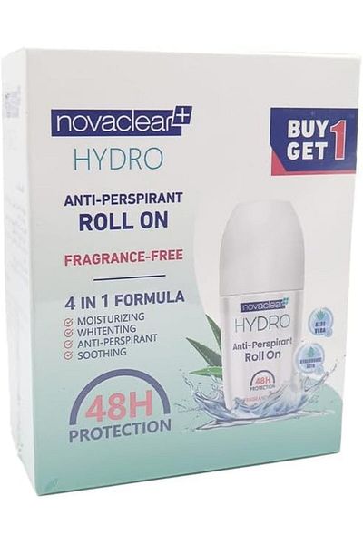 Novaclear Hydro Anti-Perspirant Roll On (Buy 1, Get 1)