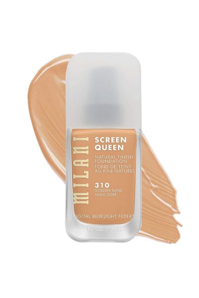 MILANI Screen Queen Liquid Foundation Makeup - Cruelty Free Foundation (Golden Sand) 30 ml