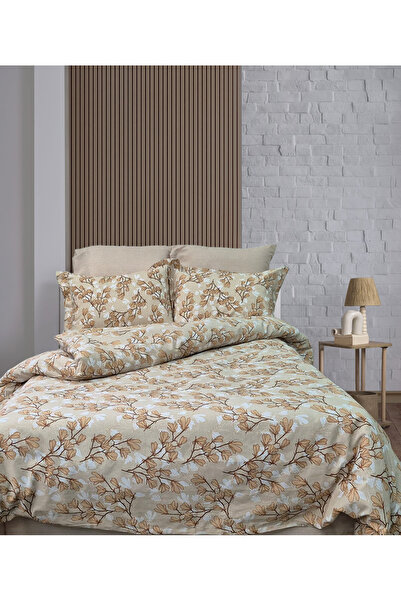 Fabeteks طقم غطاء لحاف مزدوج من القطن بنسبة 80% من Flowers Branches Delux