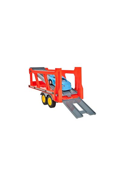 MalPlay Truck with platform and 4 cars included, with sounds and lights, 37 cm, MalPlay