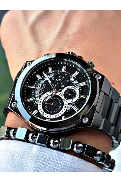 Bentini Men's Wrist Watch – Functional, Steel Band, Waterproof, 2-Year Warranty