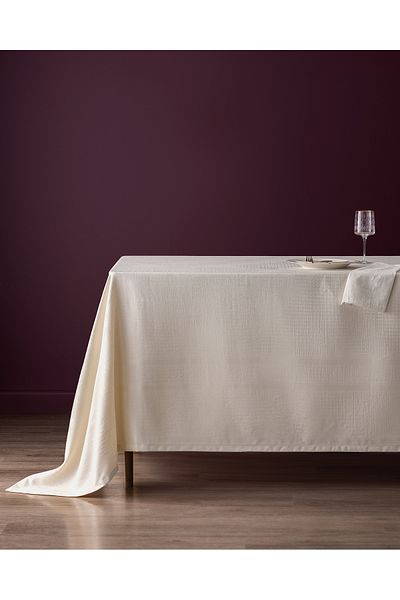 Madame Coco Clarice Tablecloth - Beige - 160X230 cm