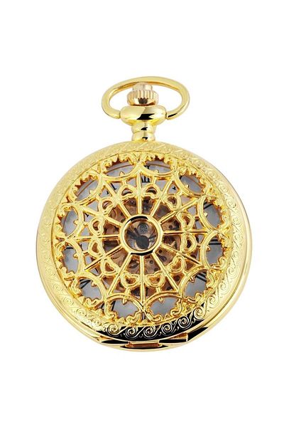 MBrands vintage gold mechanical pocket watch
