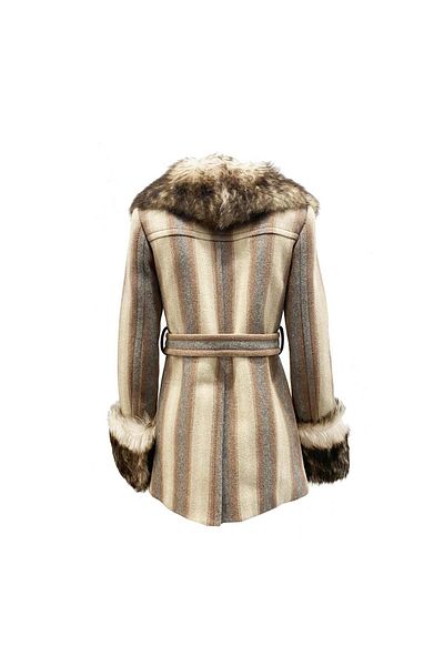 Marc Jacobs Marc Jacobs Fur Trim Coat