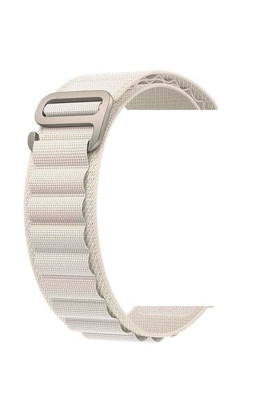 ideal STORE Bratara NylonStrap compatibila Smartwatch Ultra Watch IdealStore, Textila, Fara cusaturi, Dimensiune