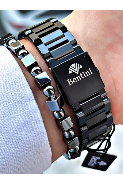 Bentini Men's Wrist Watch – Functional, Steel Band, Waterproof, 2-Year Warranty