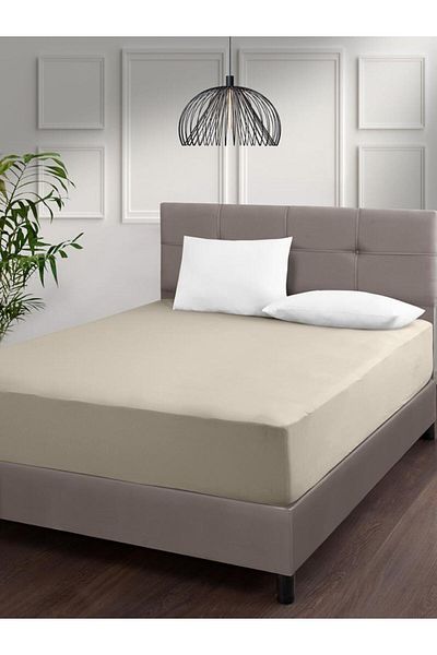 Karna Home Wide Elastic Combed Cotton Sheet Elina – Breathable, Flexible Structure