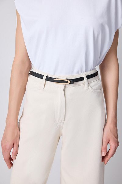 Touché Privé Long Buckle Thin Belt