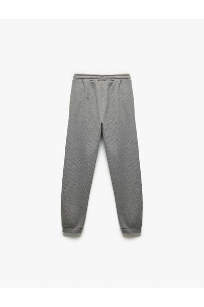 Koton Ribbed Waist Tie Pocket Basic Sweatpants